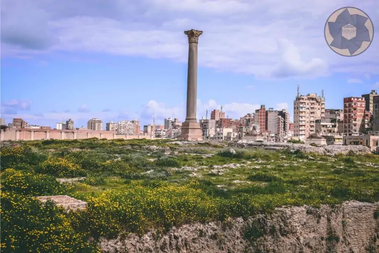 pompey's pillar Alexandria Egypt