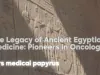 The Legacy of Ancient Egyptian Medicine: Pioneers in Oncology
